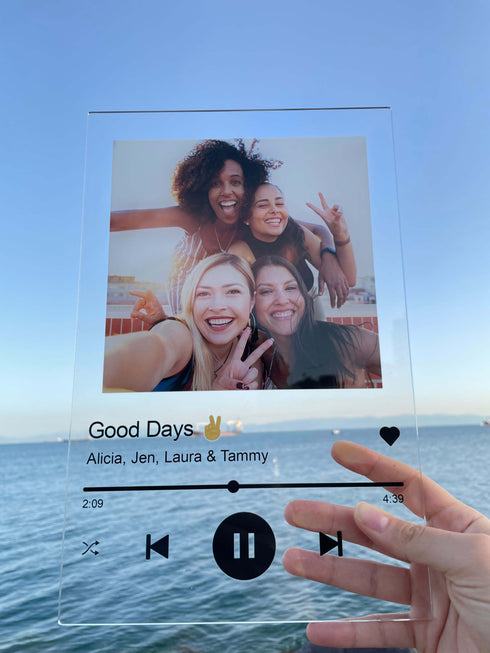 Song Plaque Album Cover Acrylic Music Plaque Personalized Gift