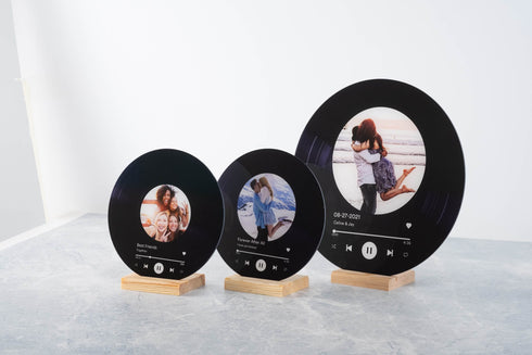 Song Plaque Vinyl Printing Record Acrylic Personalized Song