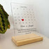 Calendar Anniversary Acrylic Plaque