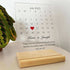 Calendar Anniversary Acrylic Plaque