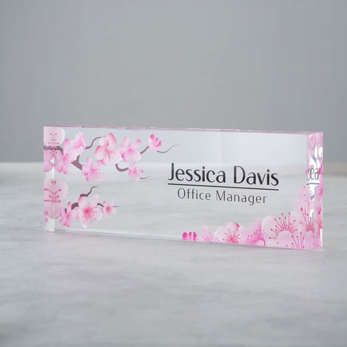 Personalized Acrylic Name Plate Office Decor Custom Sign