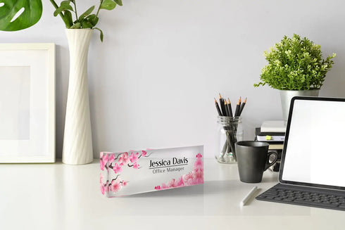 Personalized Acrylic Name Plate Office Decor Custom Sign