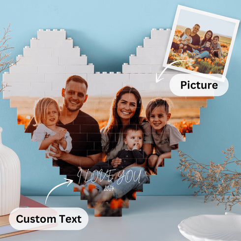 Custom Building Brick Personalized Photo Block Puzzle