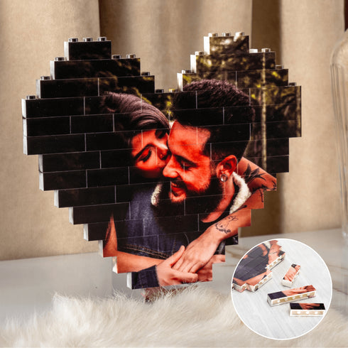 Custom Building Brick Personalized Photo Block Puzzle