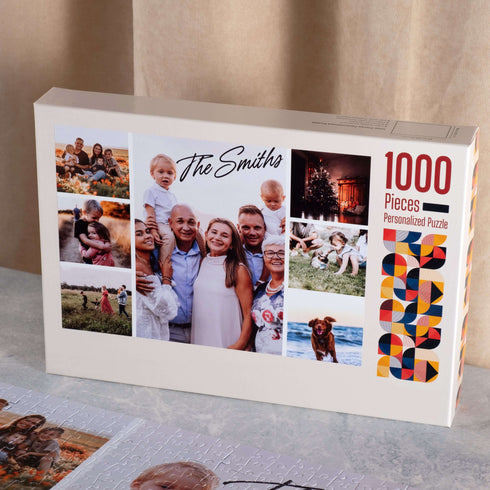 Custom Jigsaw Puzzle Personalized Gift with Box 99/500/1000 Pieces, Custom Photo Puzzle, Portrait Puzzle
