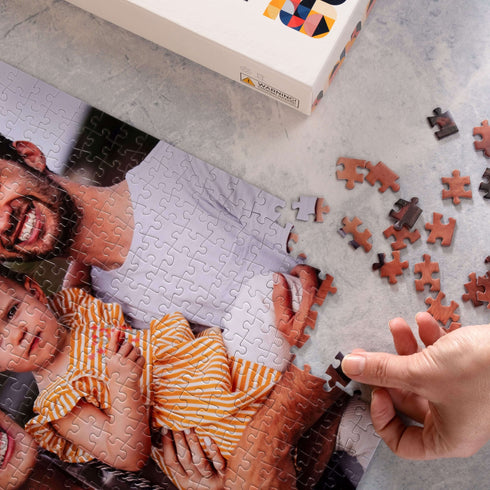 Custom Jigsaw Puzzle Personalized Gift with Box 99/500/1000 Pieces, Custom Photo Puzzle, Portrait Puzzle