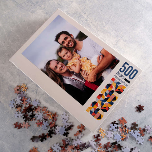 Custom Jigsaw Puzzle Personalized Gift with Box 99/500/1000 Pieces, Custom Photo Puzzle, Portrait Puzzle