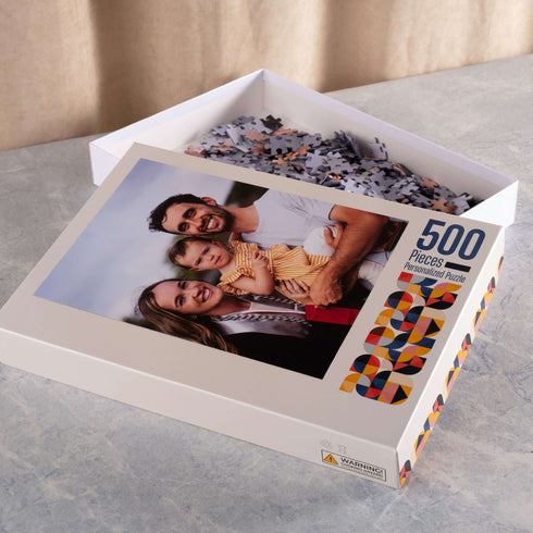 Custom Jigsaw Puzzle Personalized Gift with Box 99/500/1000 Pieces, Custom Photo Puzzle, Portrait Puzzle