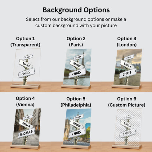 Street Sign Acrylic Plaque