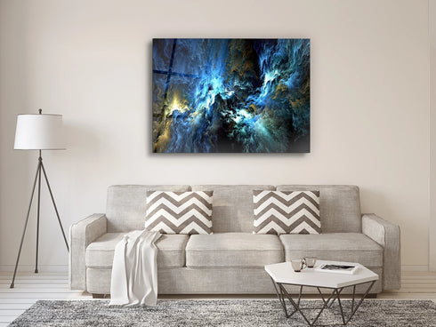 Mystic Sky Glass Wall Art Decor Glass Large Wall Art Glass Printing Abstract Wall Art