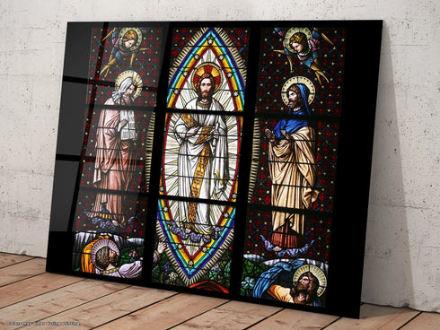 The Transfiguration Mosaic Glass Wall Art Jesus Christ Wall Art Religious Art Decor